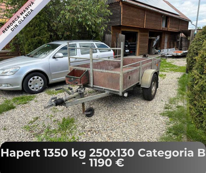 Remorci din Olanda de la 750 kg pana la 2700 kg