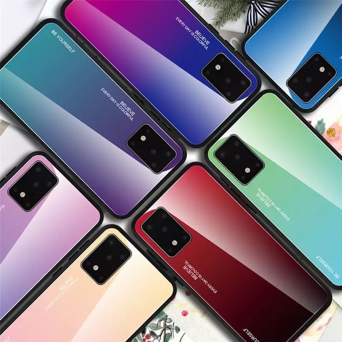 Husa Gradient din sticla pt. Samsung Galaxy M20 / S20 / S20 Ultra