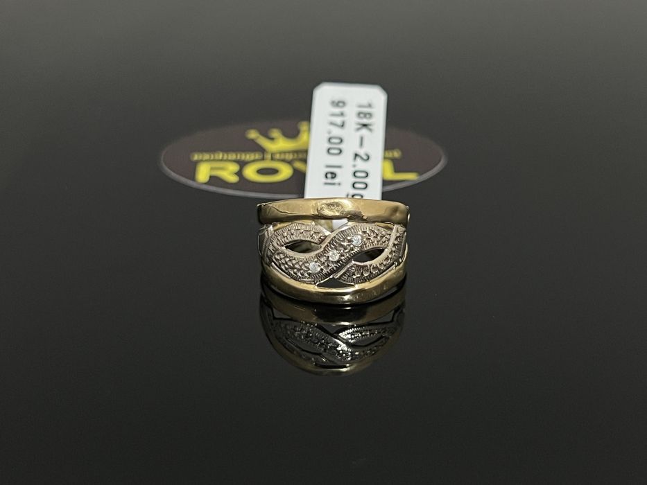 Bijuteria Royal CB : Inel dama aur 18k 2,00 grame
