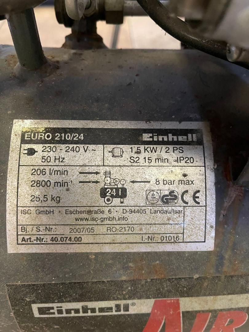 Compresor Einhell Euro 210/24 -A-