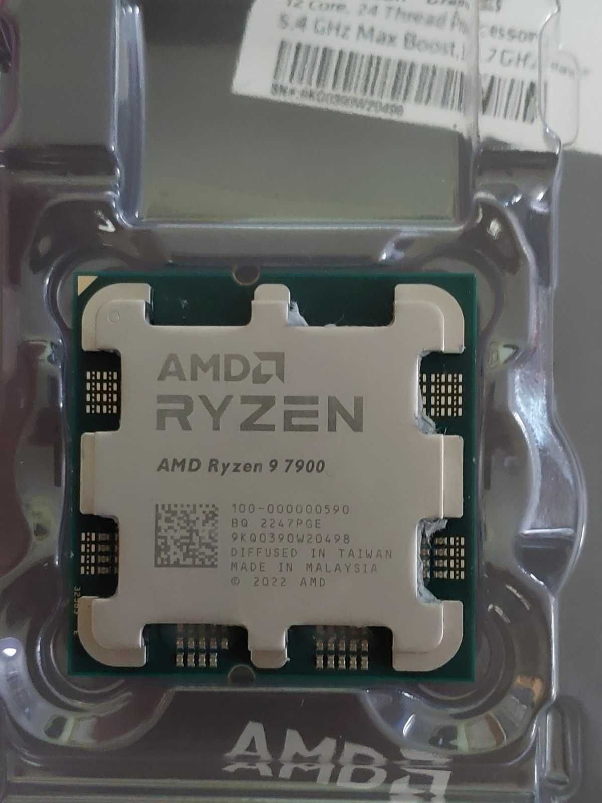 AMD Ryzen 9 7900, 12-ядрен, АМ5