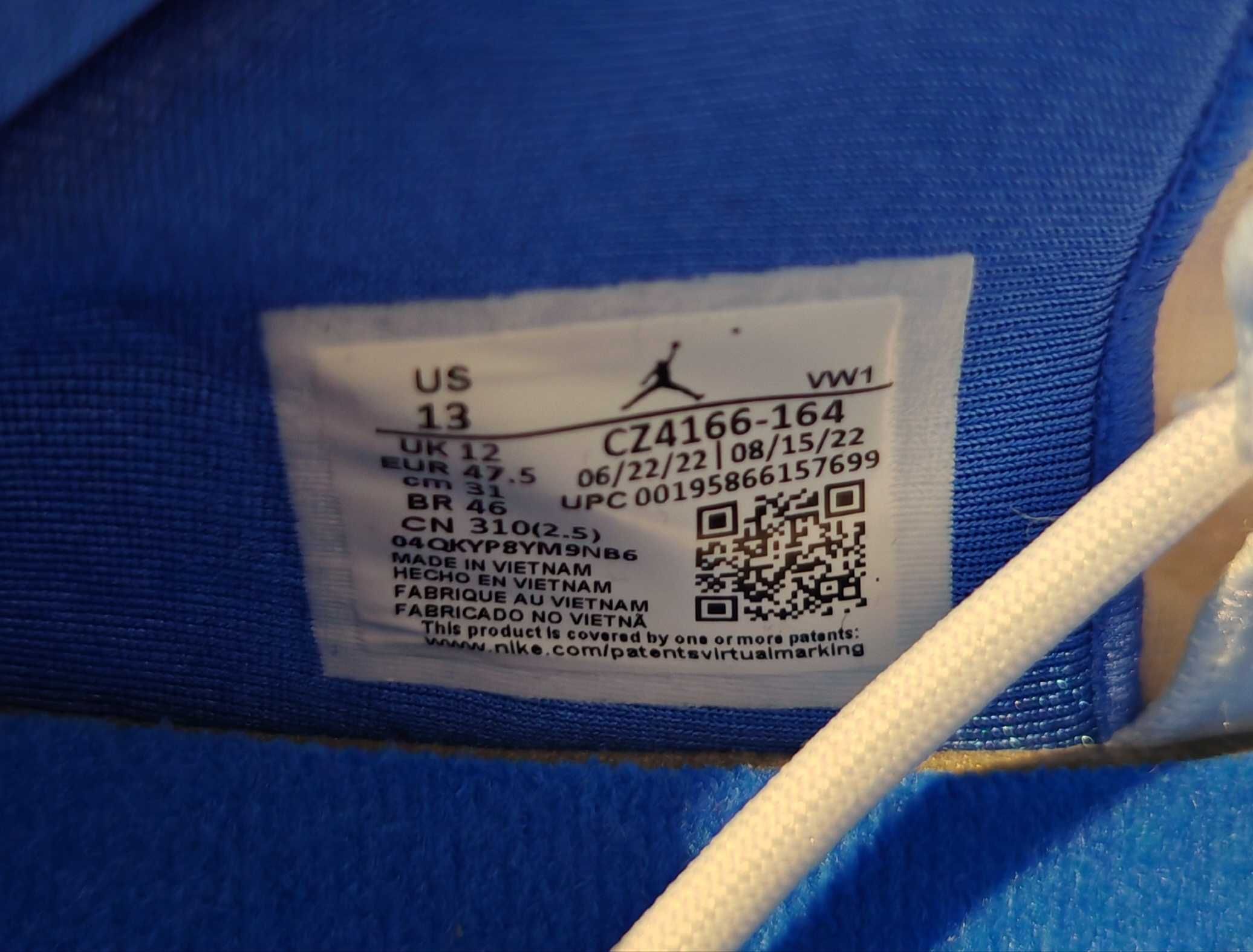 Nike Air Jordan Point Lane ЧИСТО НОВИ 47.5ти номер 31.0см стелка кутия