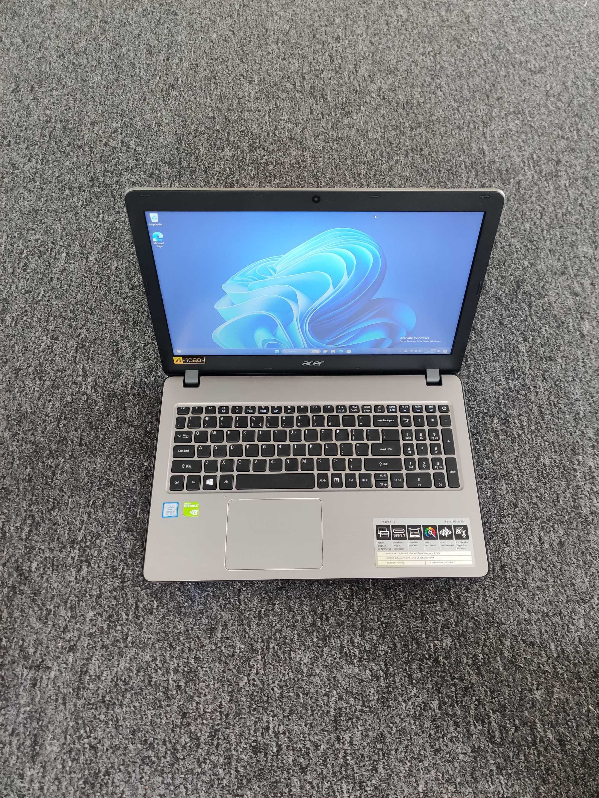 Acer F15 ( i5-7200U- GeForce 940MX )