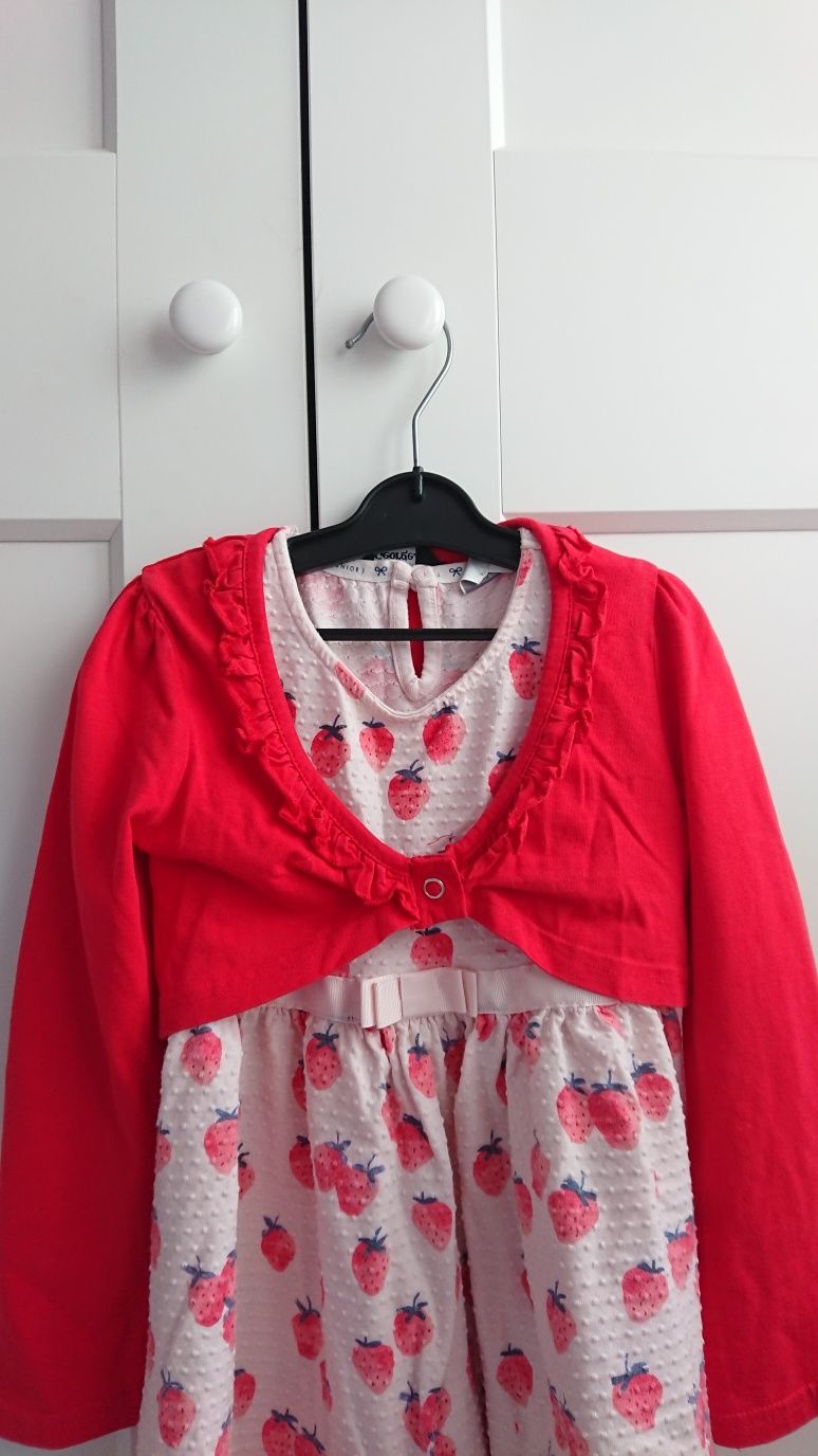 Rochița bumbac Debenhams și bolero George 4-5 ani, 104-110 cm