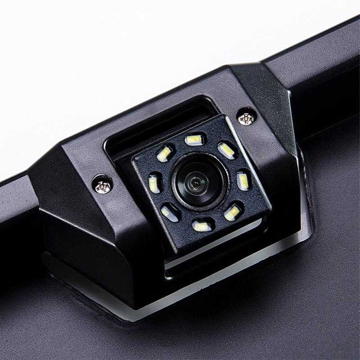 Поставка за номер с 8 LED камера за задно виждане с Нощен режим.