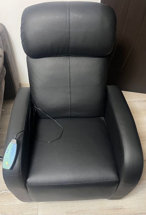 Кожен масажен стол