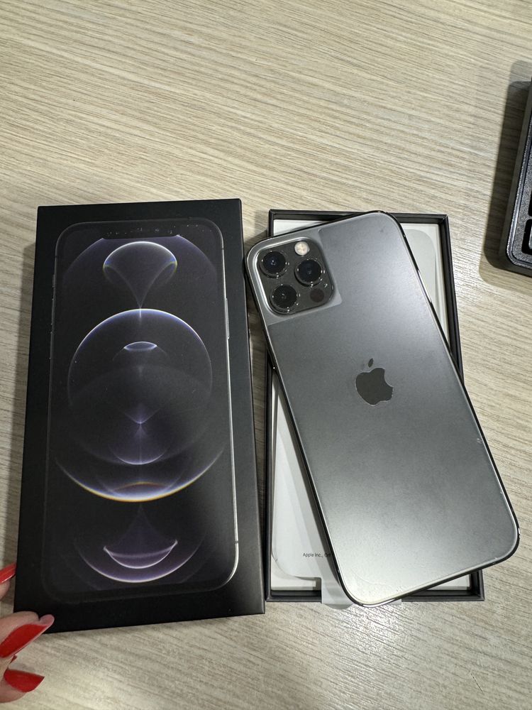 iPhone 12 Pro 5G, 128GB, Graphite, Impecabil/CA NOU!!!