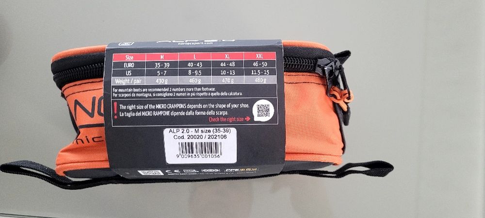 Micro coltari Nortec pt drumeție zapada/gheata