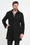 Palton slim de lux 48 M 50 L Michael Kors NOU lana si casmir negru