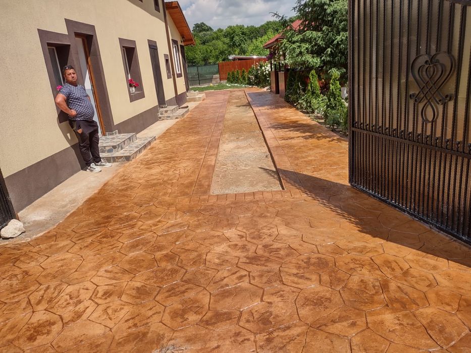 Beton amprentat Mehedinti