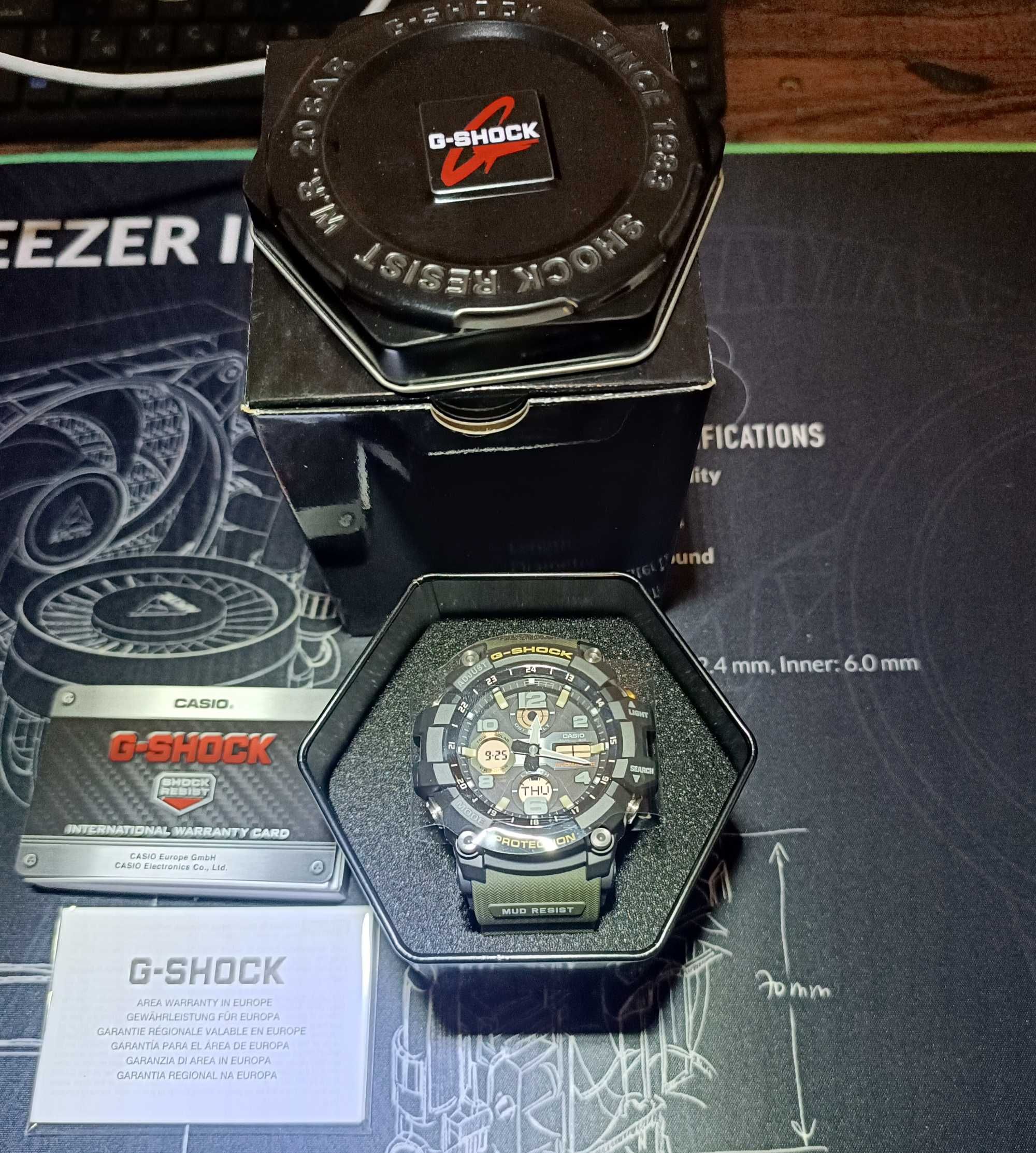 Часовник Casio G-Shock Mudmaster GWG-100-1A3ER