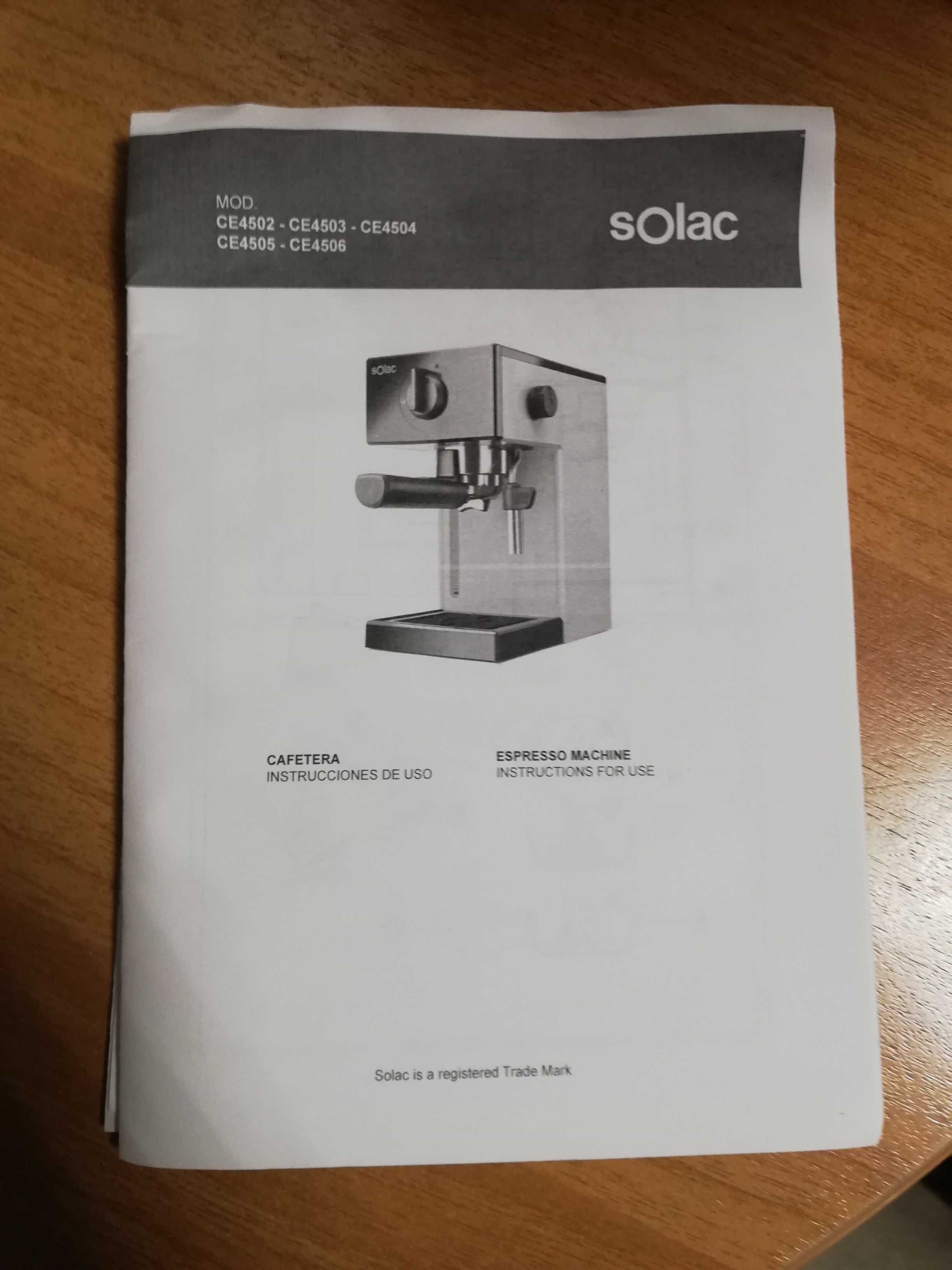 Еспресо кафемашина Solac CE4504 20 bar, 1,500 ml, 1050 W