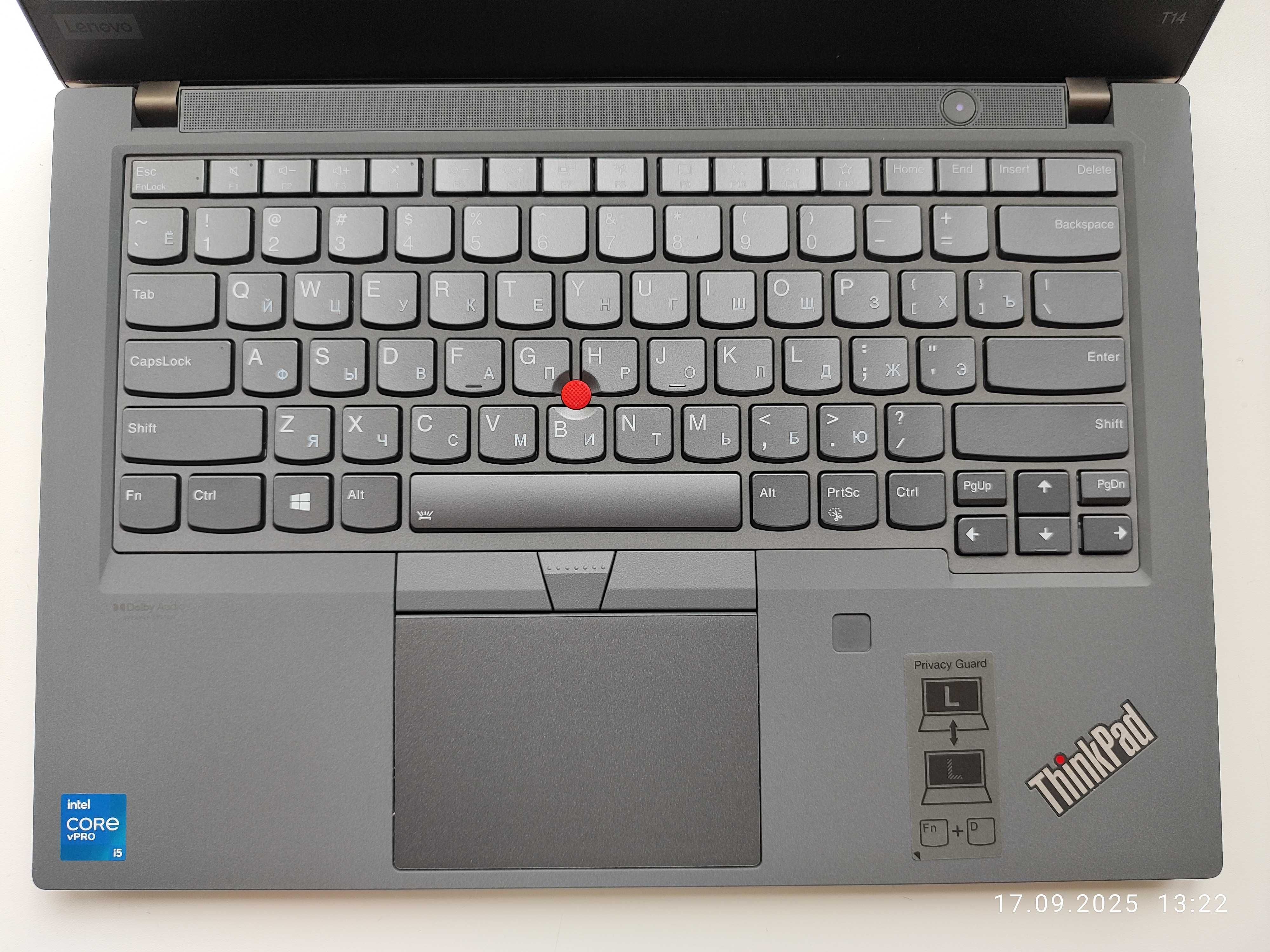 Lenovo ThinkPad T14 Gen2/i5-1145G7/16/256/IPS/Сенсорный/IrCam