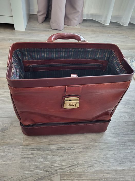 Geanta piele Piquadro Nikolai gladstone weekender / doctor