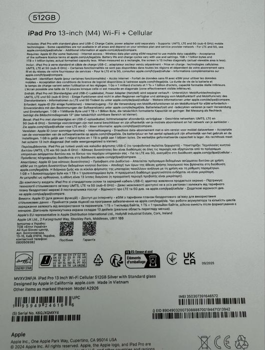 ipad Pro 13 512GB Sigilat