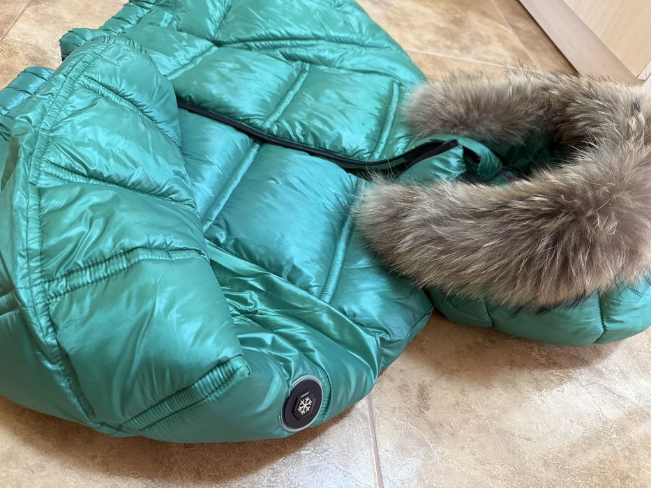 Дамско яке с естествен косъм