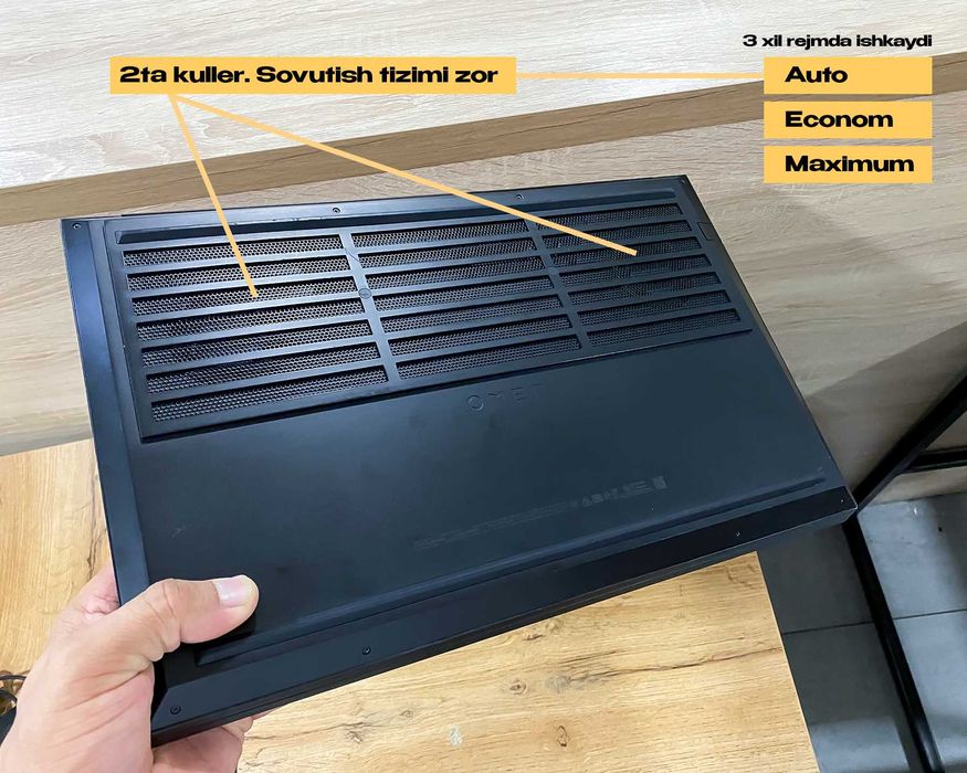 300Hz Hp Omen 15 gaming noutbuk i7 32GB/1TR SSD