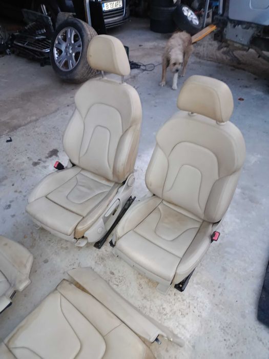 Interior piele crem audi a5 sportsback