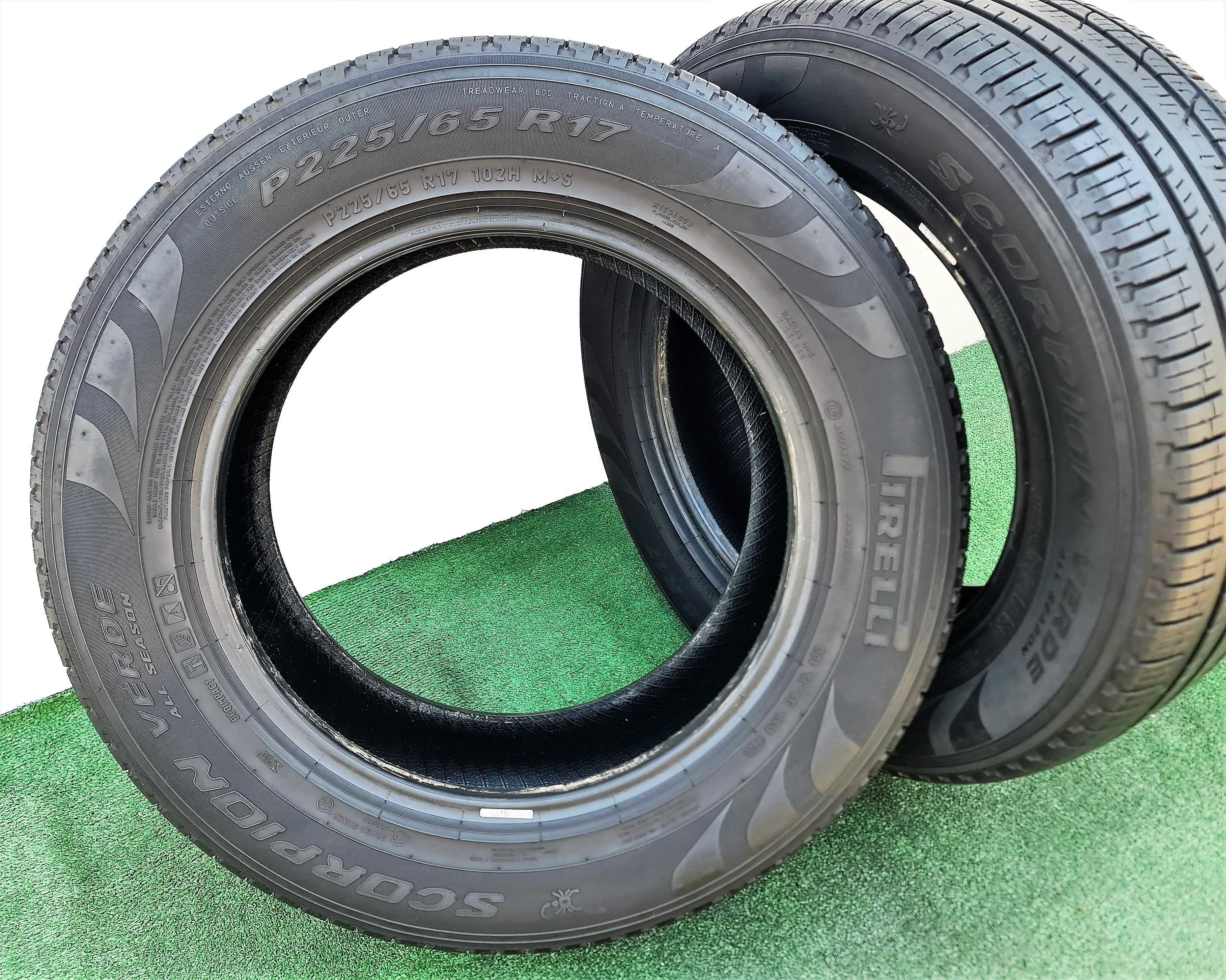 2бр. 225/65/17 PIRELLI Scorpion verde- всесезонни