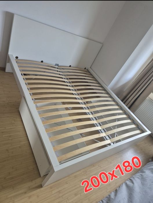 Pat cu 2 sertare fără saltea 200x180 ikeia