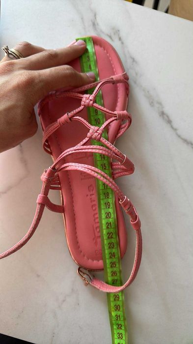 Sandale din piele naturala Tamaris