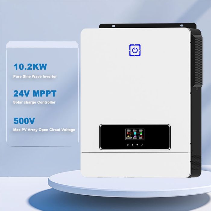 10.2KW 48V соларен хибриден инвертор Off-Grid MPPT 160A PV Max 500V