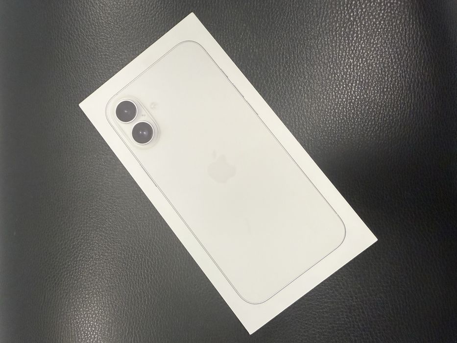 НОВ Iphone 16 White 128GB 5G 36м. ГАРАНЦИЯ Yettel