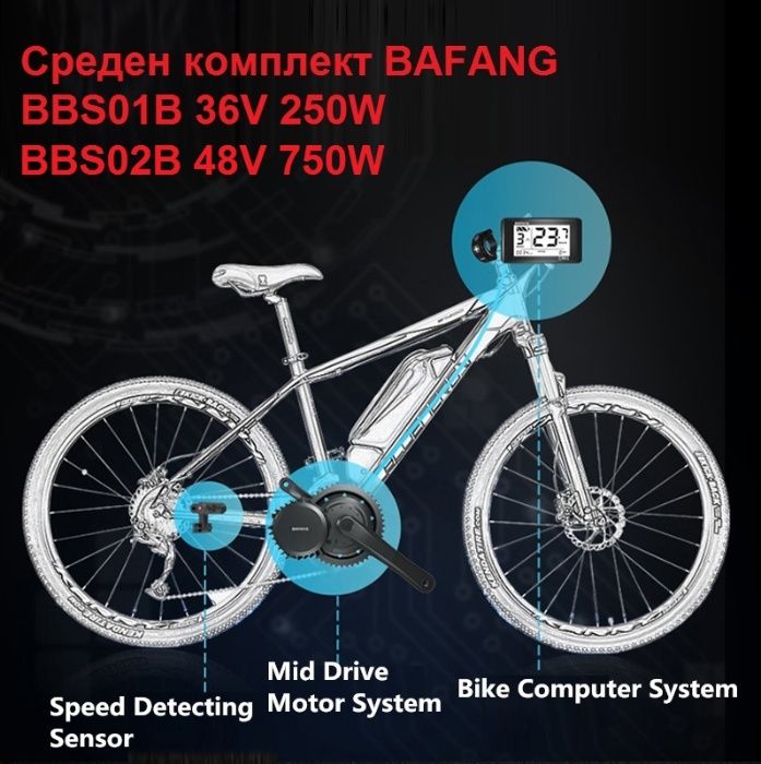 Средни Китове за ел. колело комплект BAFANG 750-1000W