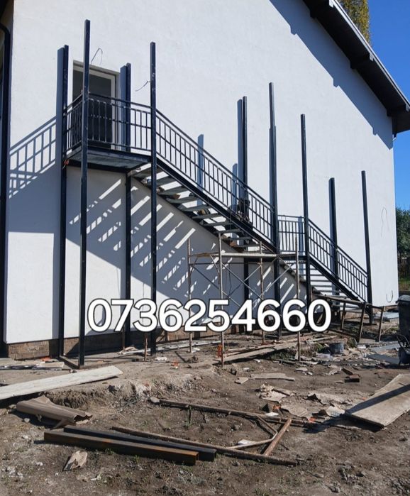 Scara scări scară metalice zincate