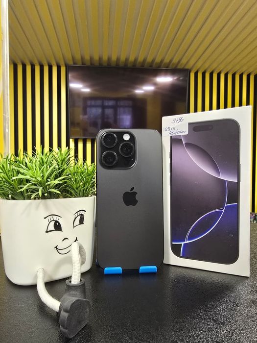 Iphone 16 pro, 128гб, 97% акб, Kaspi 0-0-12