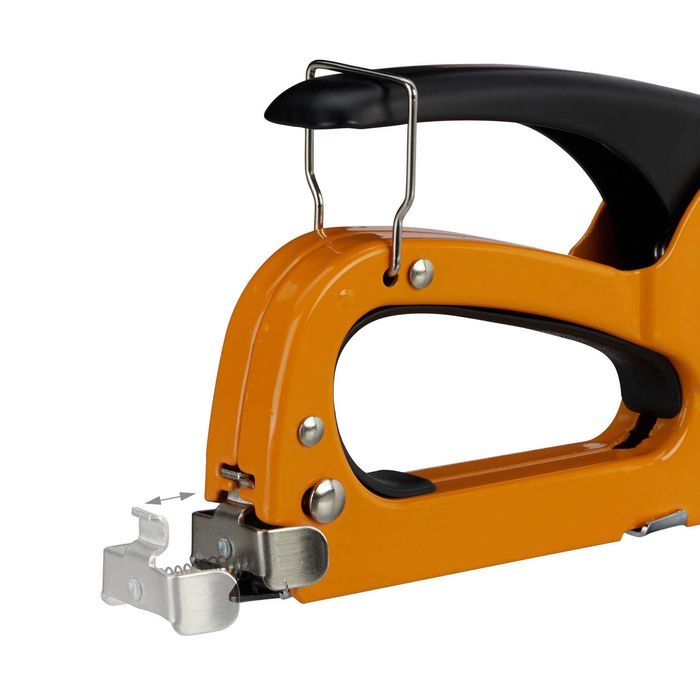 Capsator manual profesional cu 500 capse tip 53/8 mm forta reglabila