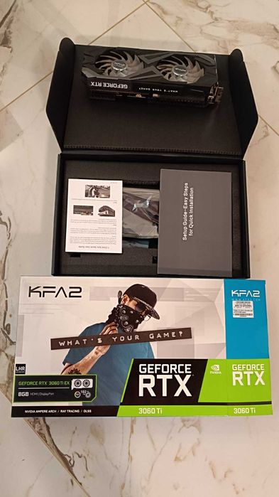Видеокарта KFA2 GeForce RTX 3060 Ti 8GB Plus OC