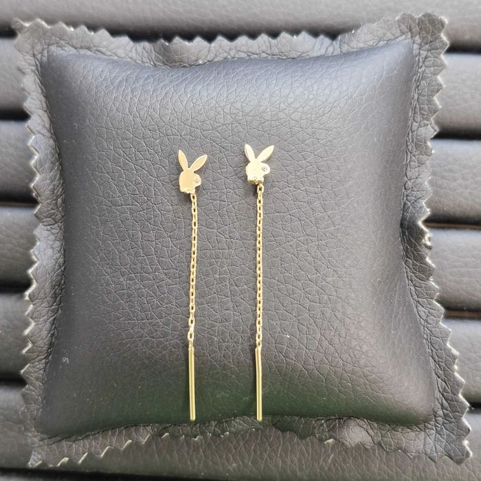 ( B31338.1 / Ag28 Doi Baieti ) Cercei Aur 14K - 1.60 grame / 720 lei