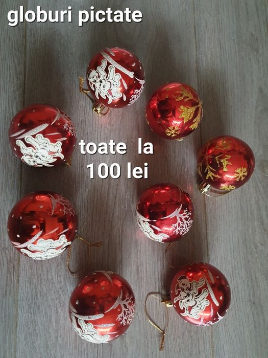 Globuri pictate manual