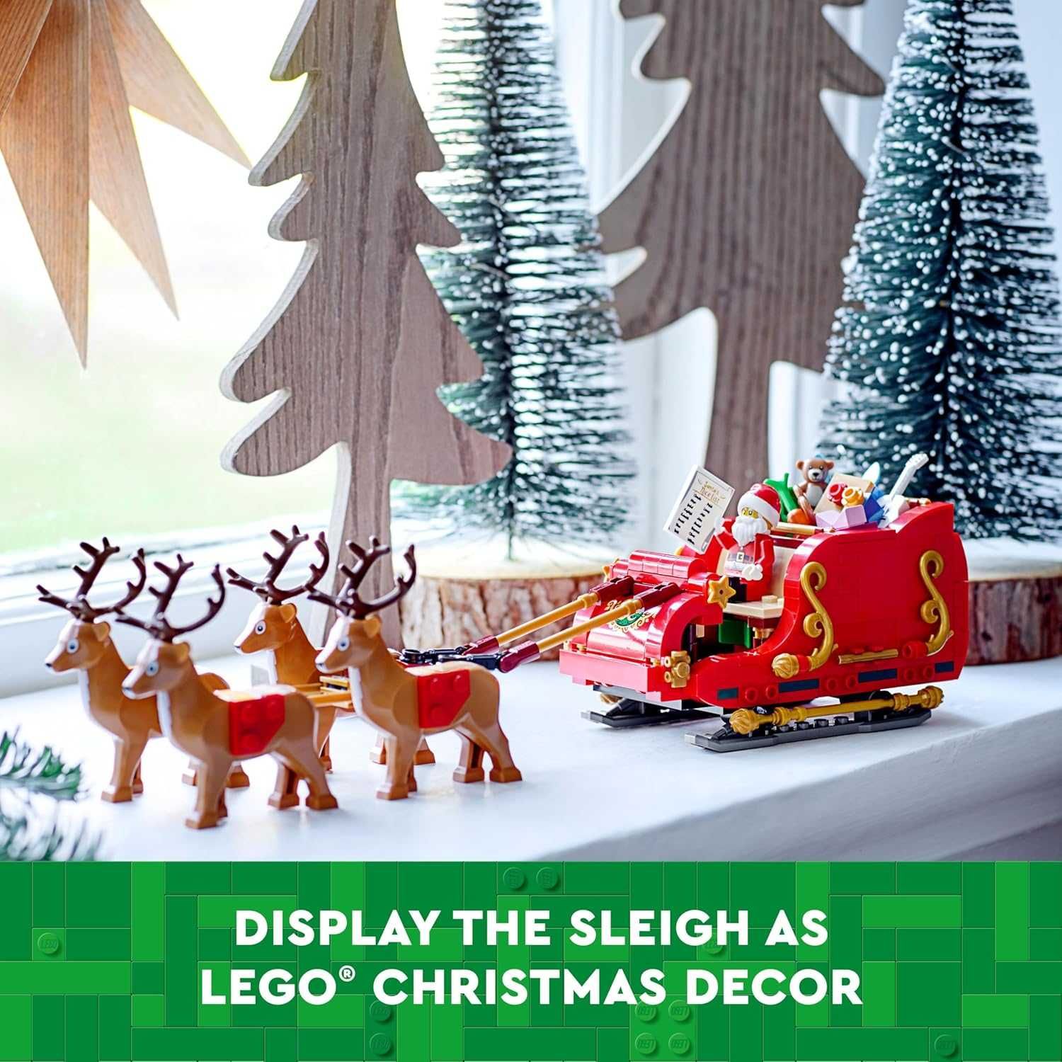 НОВО LEGO Santa’s Sleigh 40499