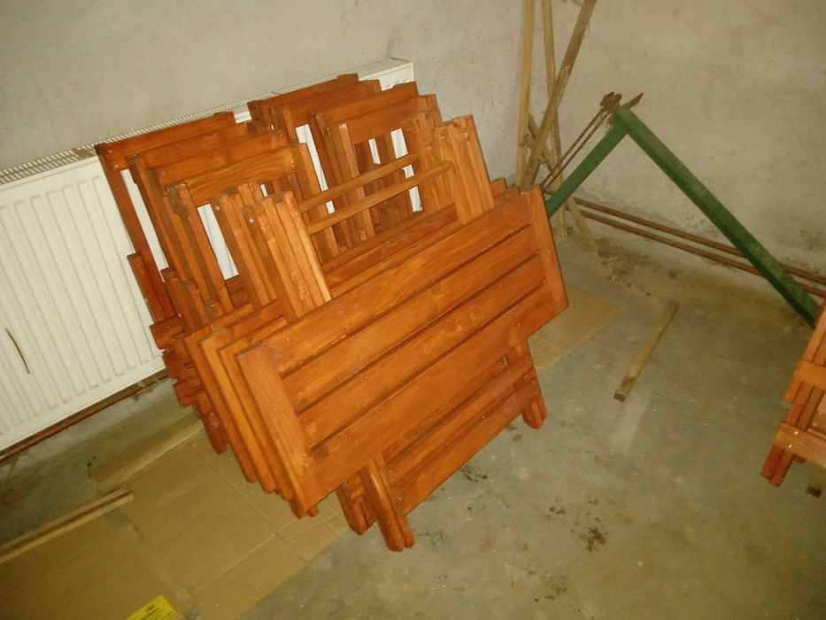 set masa+8(4) scaune pliabile pentru terase gradina in 2 variante