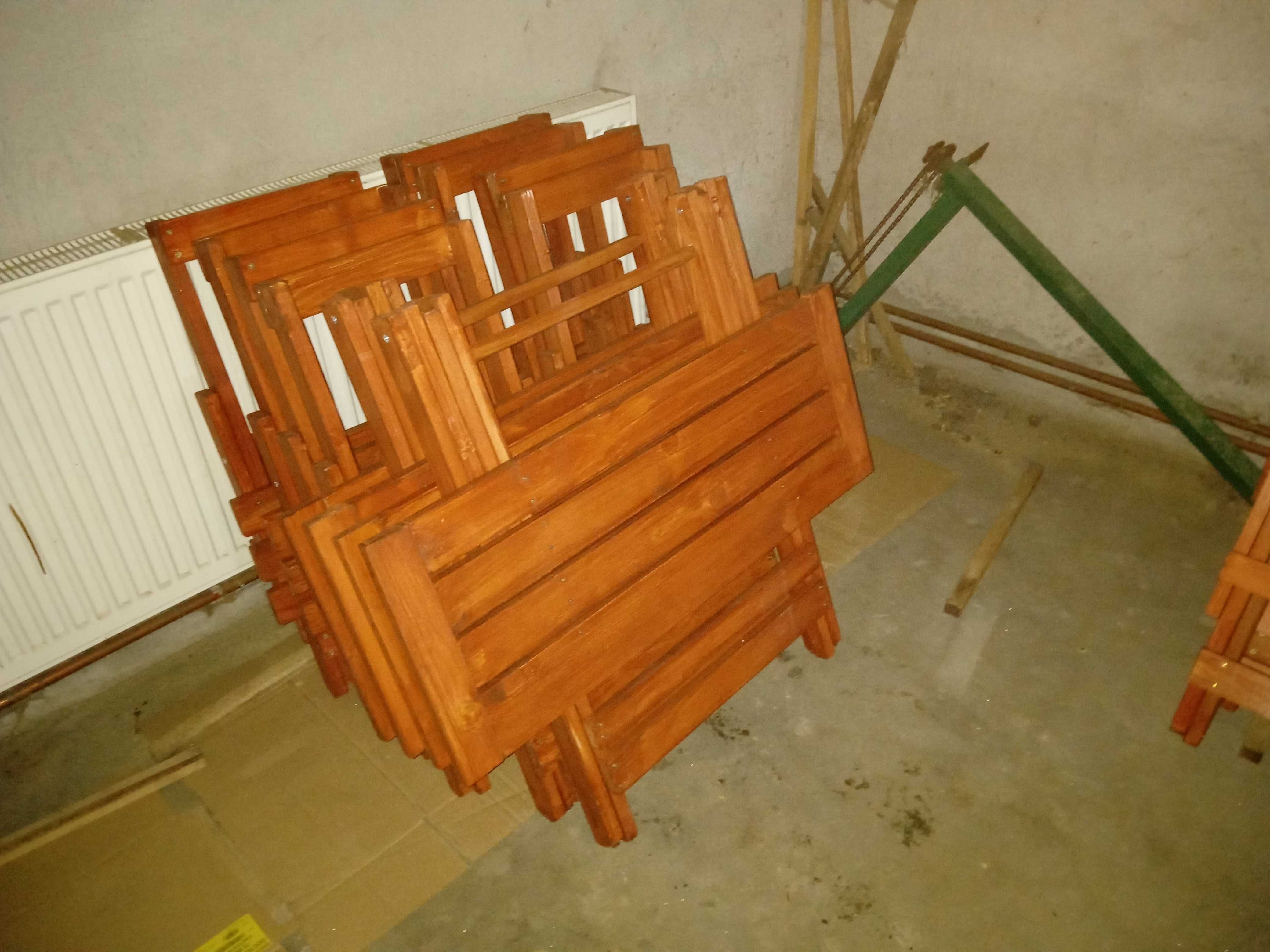 set masa+8 scaune pliabile pentru terase gradina in 3 variante