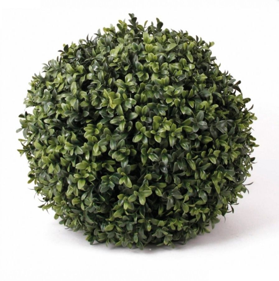 Sfera bila buxus artificial decorativ tratat UV