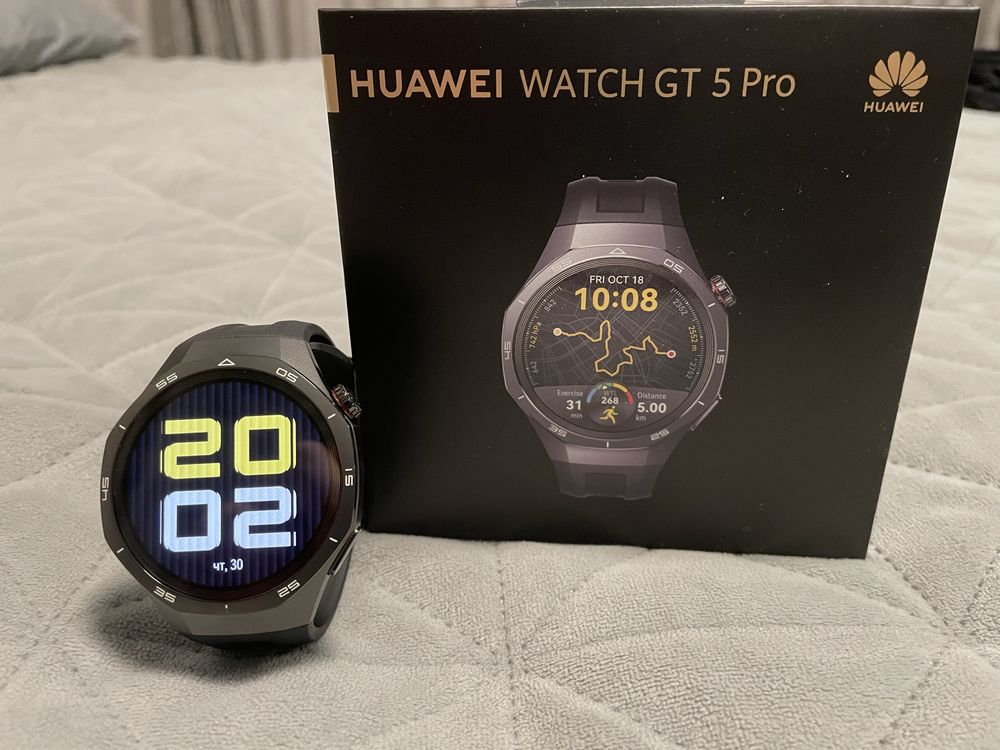 Смарт часовник HUAWEI WATCH GT 5 Pro BLACK
