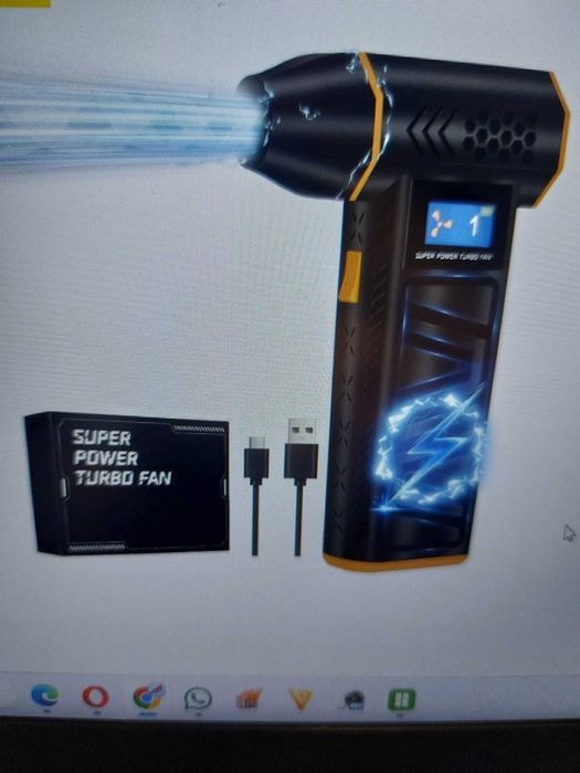 Suflanta cordless pt. tastatura, masina, etc, puternica, miniaspirator