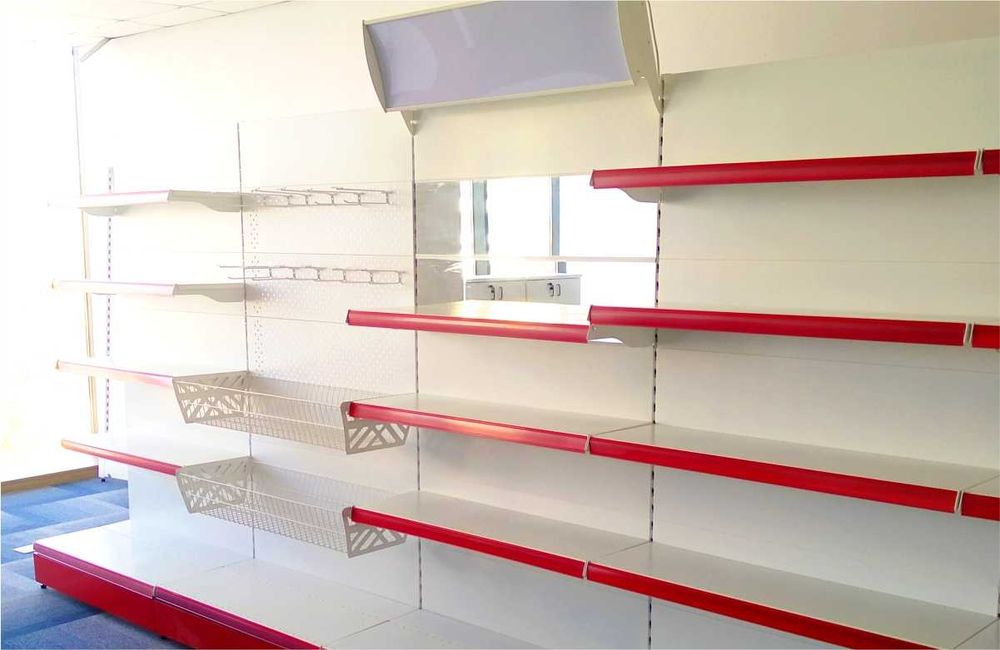 Стеллаж металлический сборный, полка стеллаж, полка металлическая alts