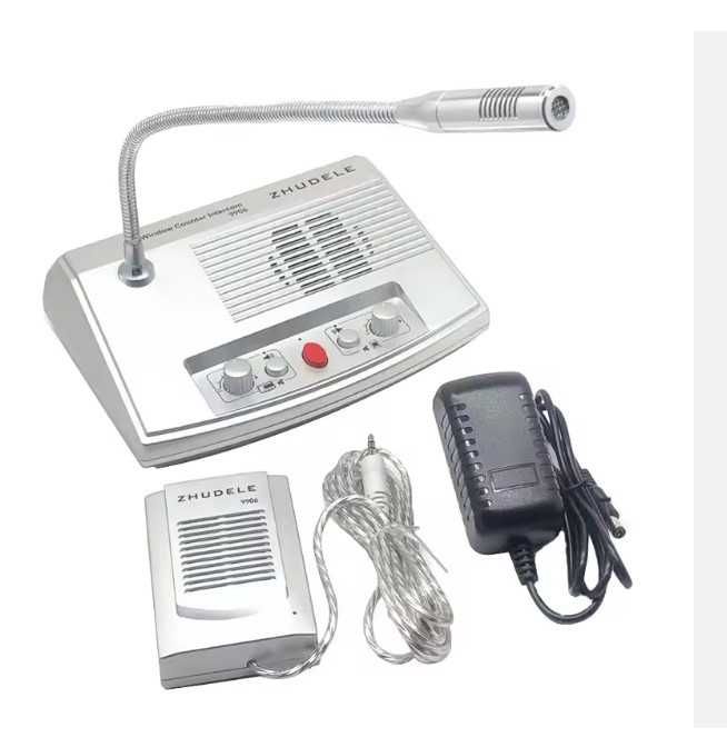 Микрофон ZHUDELE. Громкоговорители двусторонних окон, билетов, номера.