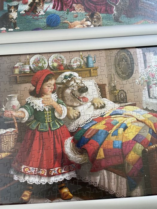 Vand 2 buc puzzle inramat 300 piese