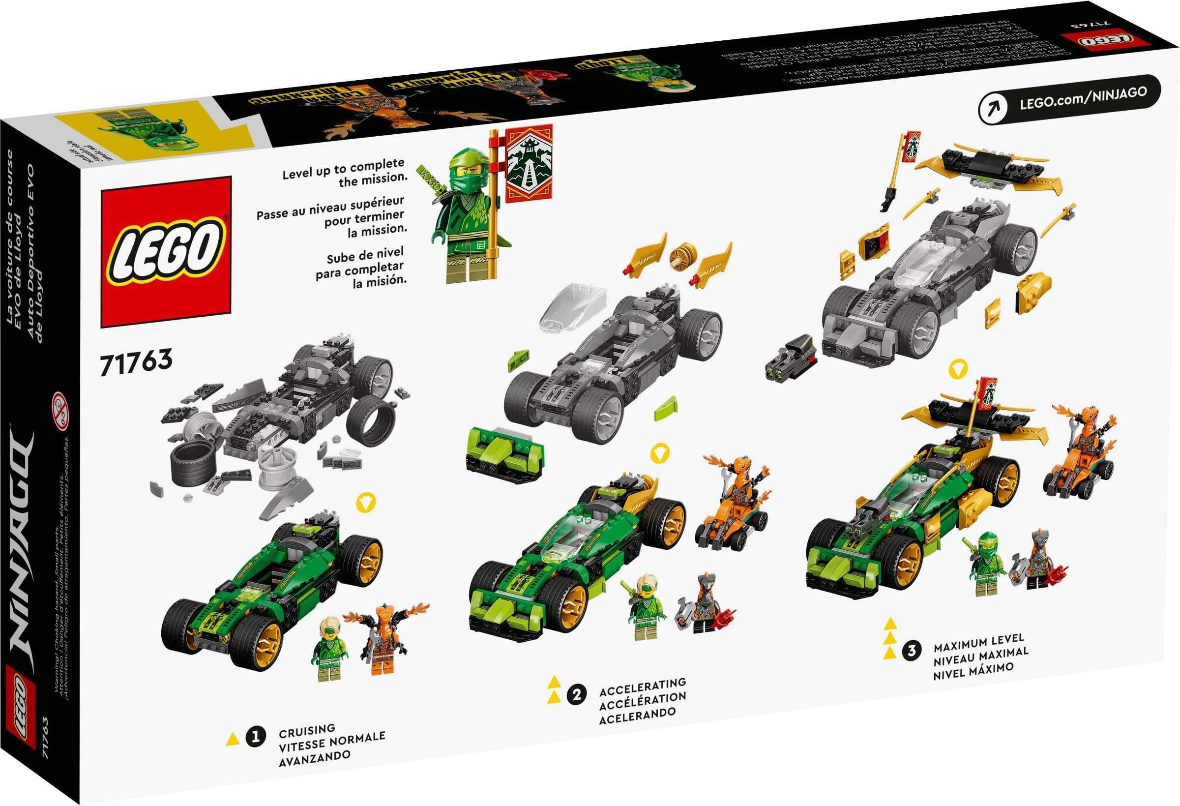 LEGO NINJAGO 71745 : Masina de curse EVO a lui Lloyd -NOU sigilat