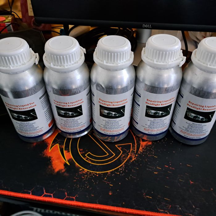 Solutie polimer/ solutie polish faruri auto