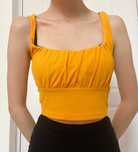 Top portocaliu Bershka