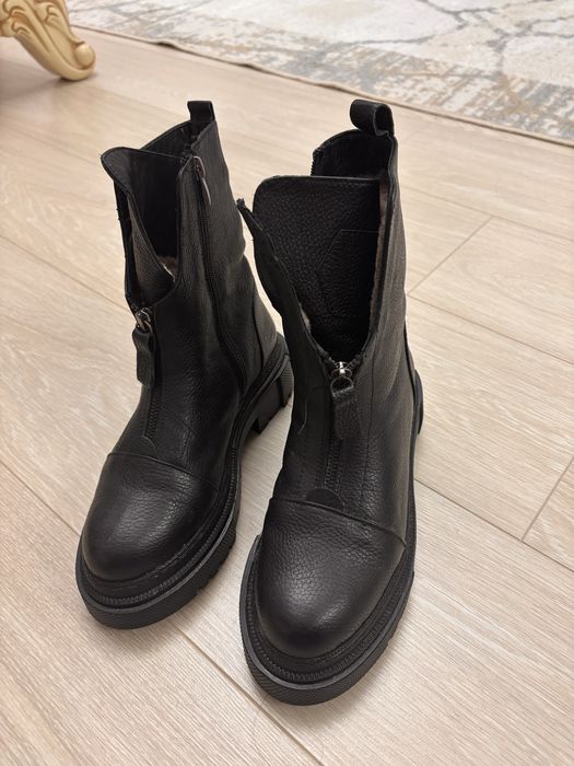 Натуральная кожа мех Турция, зимние