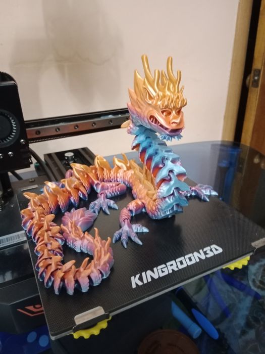 Дракон на 3д принтере 70см.