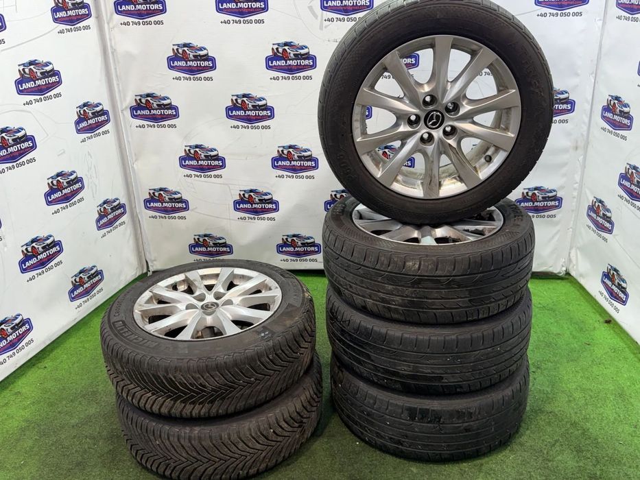 JANTE + CAUCIUCURI 5x114.3 225 / 55 R17 ( 6 BUC.) MAZDA 6 2.2 DIESEL 2013 / 2016 2012-2018