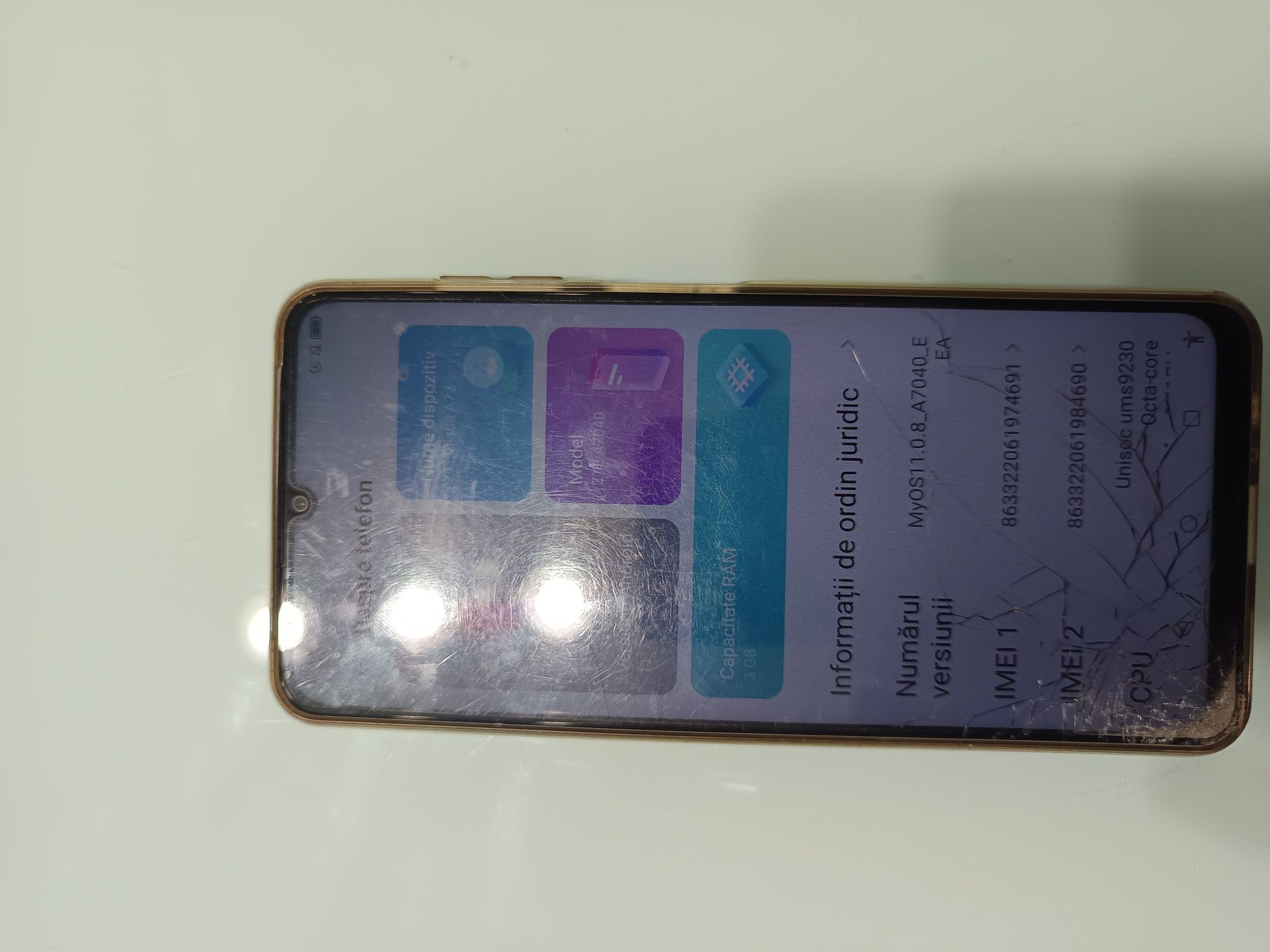 Zte A72 display spart perfect functional